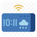 Smart Alarm Clock Internet Of Things Iot Icon