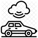 Autonomes Fahrzeug Autonomes Auto Auto WLAN Symbol