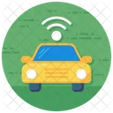 Autonomes Fahrzeug Autonomes Auto Auto WLAN Symbol