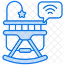 Intelligente Babywiege  Symbol