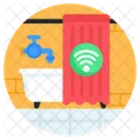 Smart Bathtub Wireless Bathtub Iot Icon