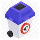 Smart Bin Wastebin Dustbin Icon