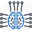 Klug Gehirn Intelligent Symbol