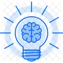 Brain Smart Light Icon