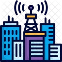 Smart Building Technology Smart House Icon