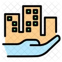 Smart Building Technology Smart House Icon