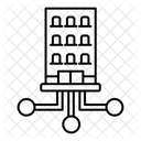 Smart Building Technology Smart House Icon