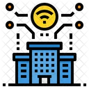 Real Estate Building Smart City Icon