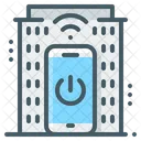Smart Building Mobile Real Estate Icon