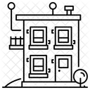 Smart Building Technology Smart House Icon