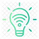 Smart Bulb Internet Of Things Smart Lighting Icon