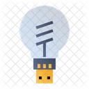 Smart Bulb Lamp Light Icon