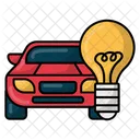 Smart Car Filled Line Icon