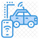 Smartphone Car Security Icon