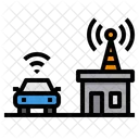 Smart Car Internet Of Things Car Icon