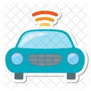 Smart Car Wifi Car Car Icon