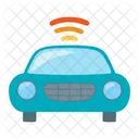 Car Smart Unmanned Wifi Iot Internet Things Icon