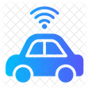 Smart Car Autonomous Transportation Icon