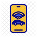 Iot Internet Of Things Smart Car Icon