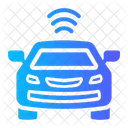 Smart Car Mobility Wifi Icon