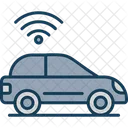 Smart Car Autonomous Autopilot Icon