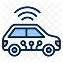 Smart Car Technology Icon