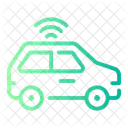 Smart Car Transportation Signal Icon