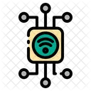 Conneted Iot Smart Device Icon