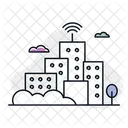 Smart Cities Urban Innovation Integrated Technologies Icon