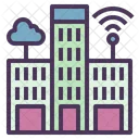Smart Cities Buildings Icon