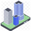 Building Automation Smart City Ar Icon