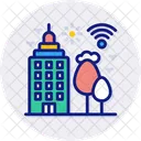 Smart City Building City Icon