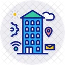 Smart City Buildings Business Icon