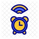 Iot Internet Of Things Smart Clock Icon