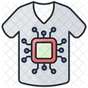 Smart Cloth Clothing Technology Icon
