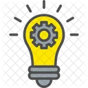 Smart Configuration Creativity Cog Bulb Cog Icon