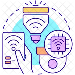 Smart Connected Devices  Icon