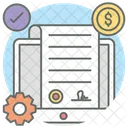 Commitment Smart Contract Smart Agreement Icon
