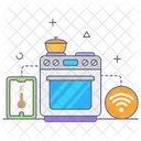 Smart Cooking Range Icon