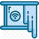Smart Curtain Voice Control Smart House Icon