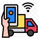 Truck Delivery Smartphone Icon