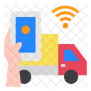 Truck Delivery Smartphone Icon