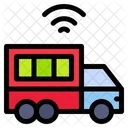 Smart Delivery Logistics Network Icon