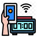 Digital Alarm Clock Smartphone Mobile Icon