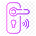 Smart Door Handle Lock Icon