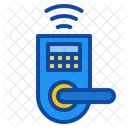 Door Lock Iot Control Smart Security Electronic Icon