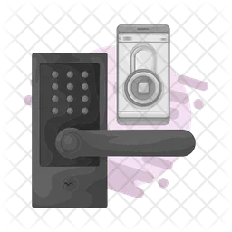 Smart door lock  Icon