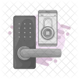 Smart door lock  Icon