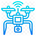 Intelligente Drohne Drohne WLAN Symbol