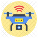 Smart Drone Quadcopter Iot Icon